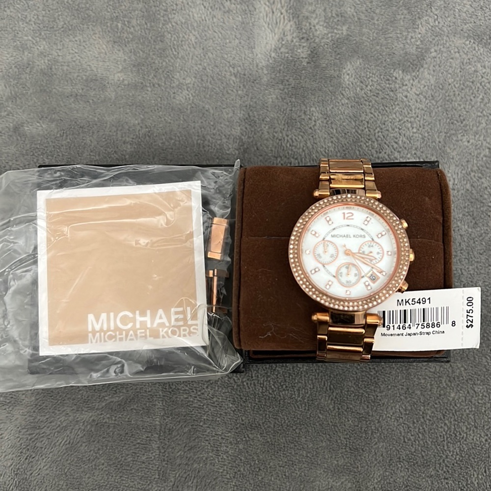 Michael Kors Rose Gold Watch